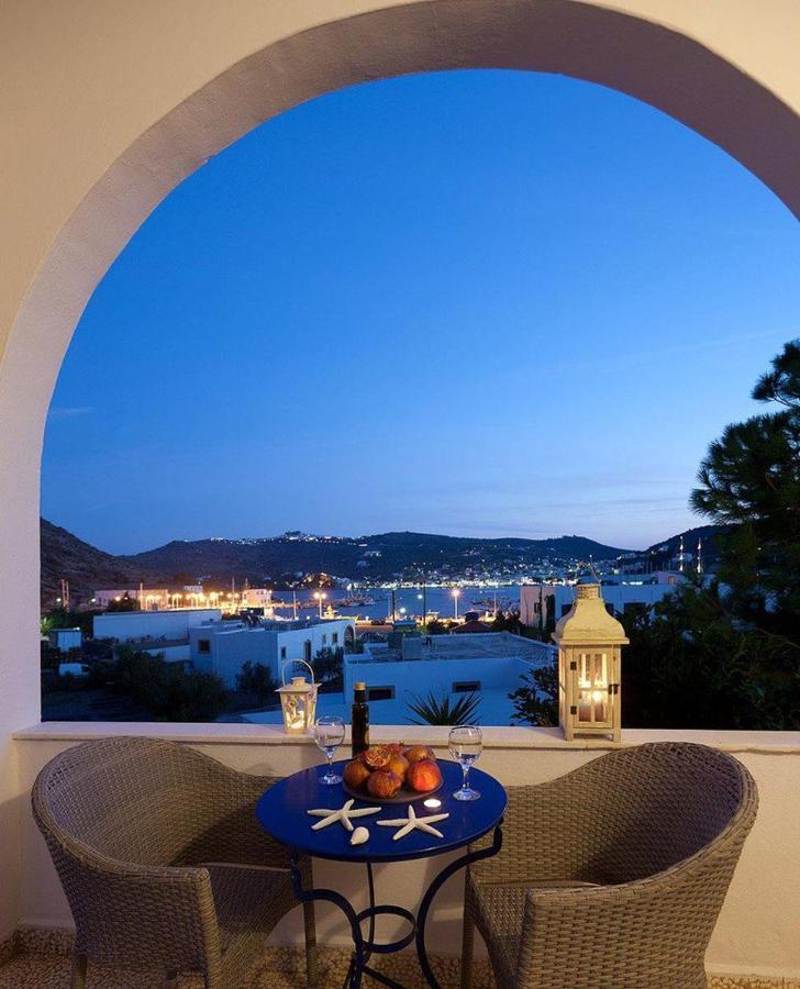 Patmos Katina Rooms スカラ エクステリア 写真